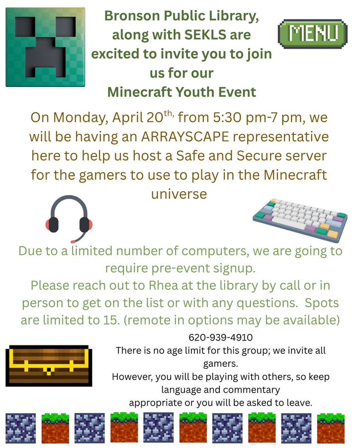 Bronson KS Public Library